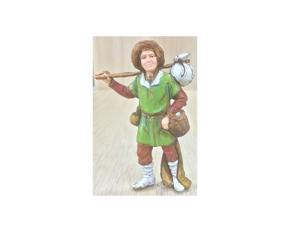 Ditta Montanini Pastori Landi 8022 Viandante statuina 8 cm