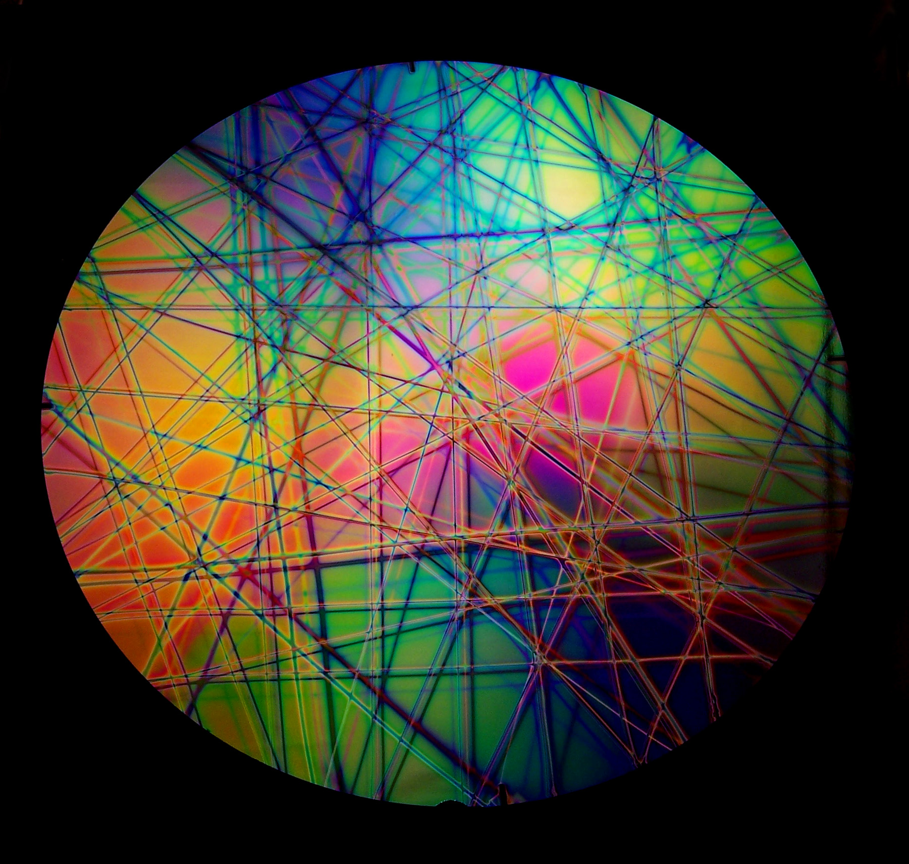 CBS Dichroic Pixie Stix Mixture vetro pattern linee colori