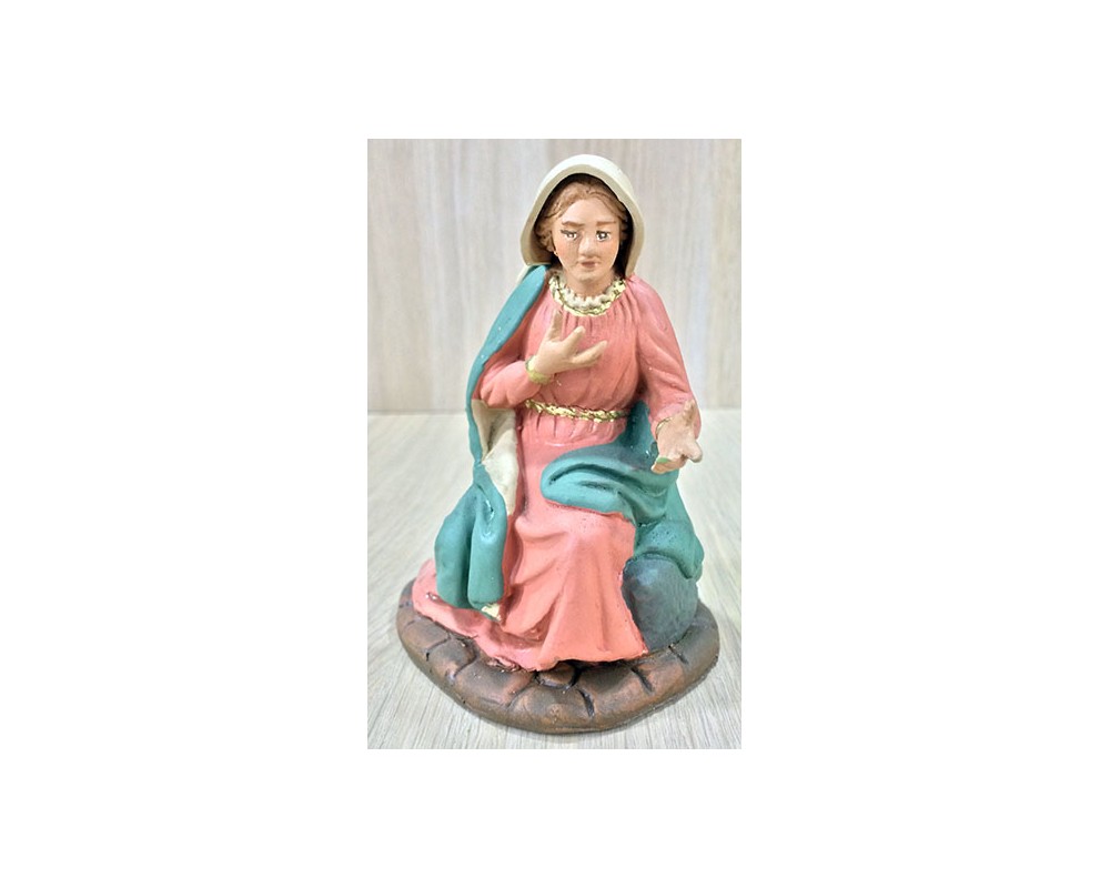 Ditta Montanini Pastori in terracotta T1601 Madonna 16 cm