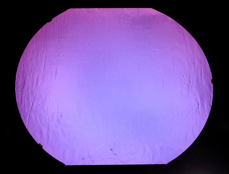 Cbs Purple vetro dicroico lastra rotonda 19 pollici viola