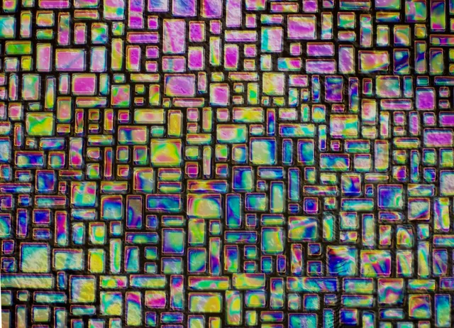 CBS Dichroic Borderline Masonry Mixture vetro fusion