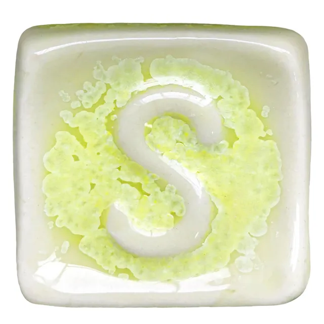 CERCO High Fire Glazes SP 1521 Moldavite smalto giallo cristallino