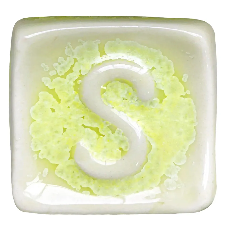 CERCO High Fire Glazes SP 1521 Moldavite smalto giallo cristallino