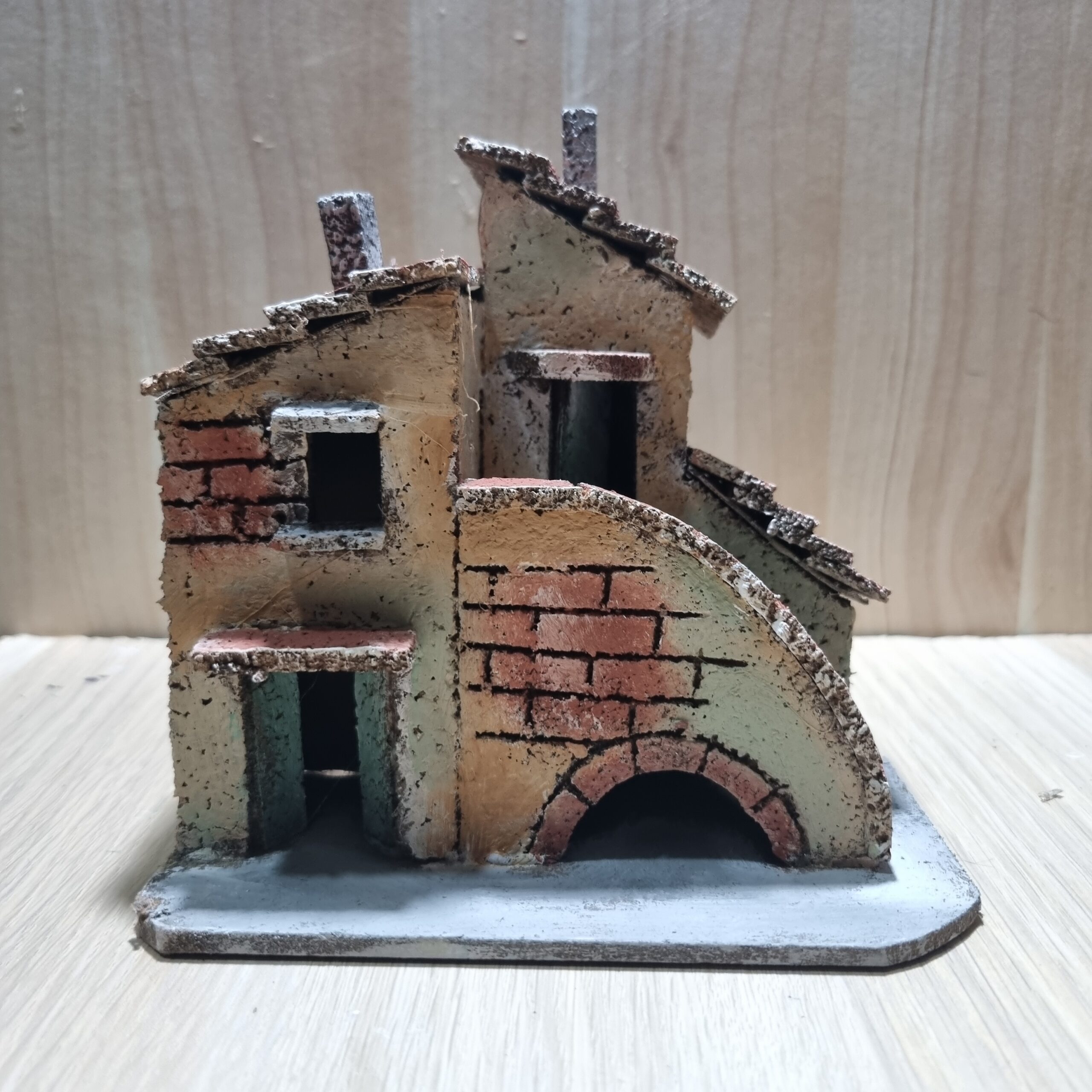Ditta Montanini Casette sughero art35 casetta presepe