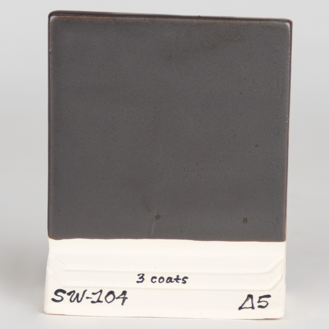 Mayco Stoneware Black Walnut smalto opaco marrone noce