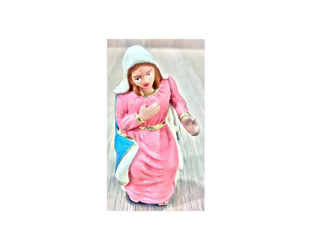 Ditta Montanini T7001 Madonna 7cm statuina terracotta presepe