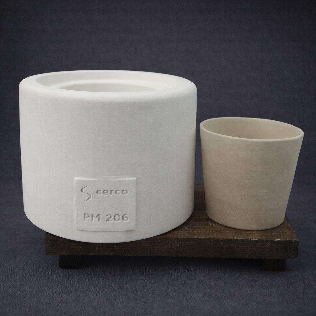 CERCO PM 206 stampo gesso tazza conica piccola 15x13 cm