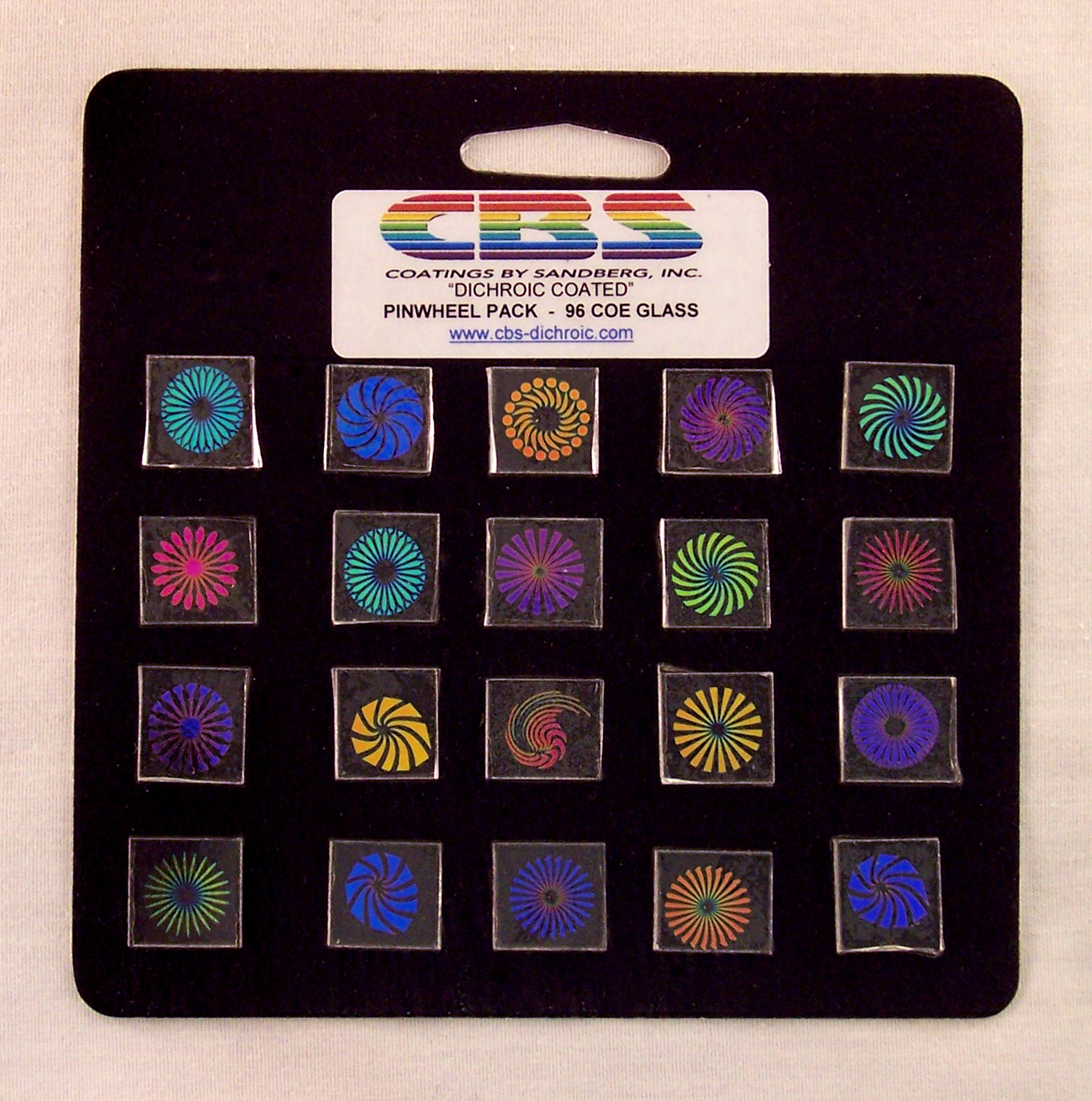 Cbs Pinwheel Pack Small vetro fusione 20 pezzi