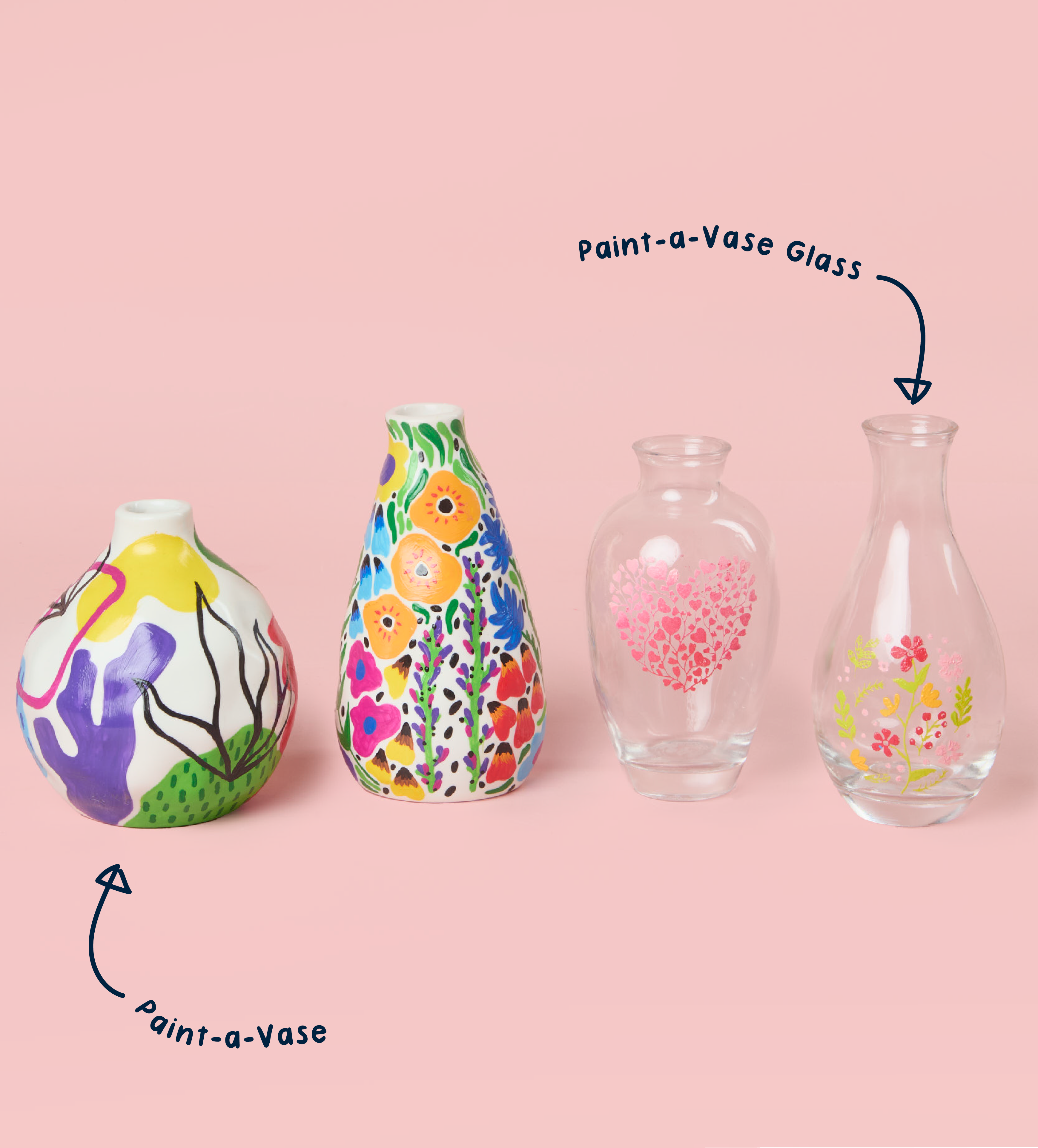 Pott'd Bundles Vase Painting kit vasi ceramica vetro