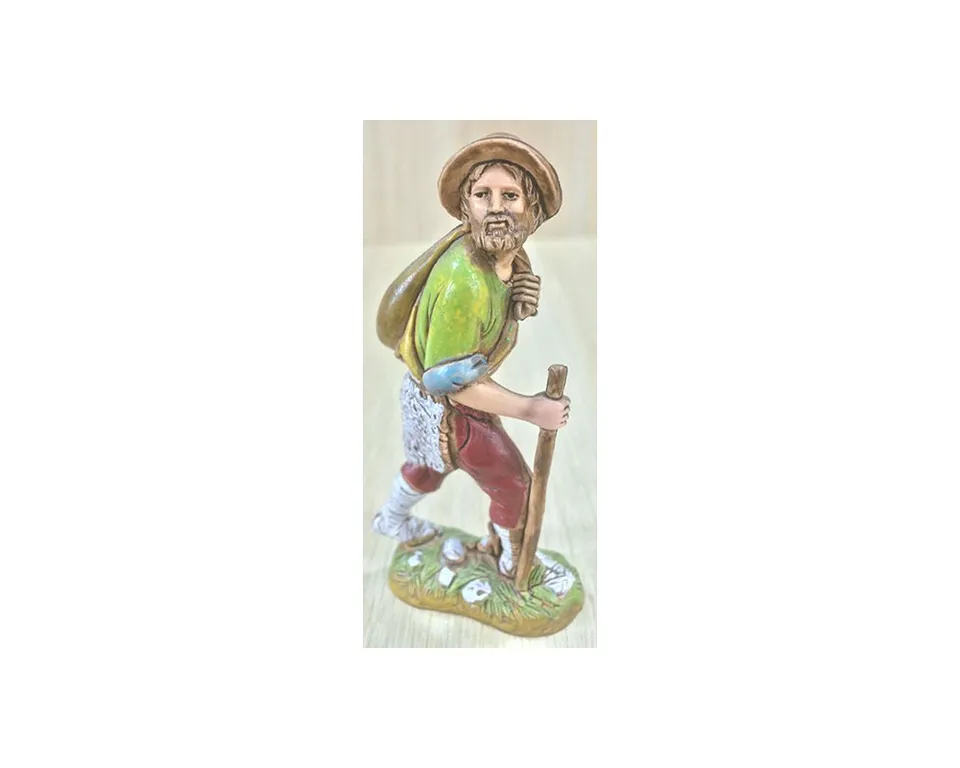 Ditta Montanini Landi 1048 Viandante con sacco pastore 10 cm