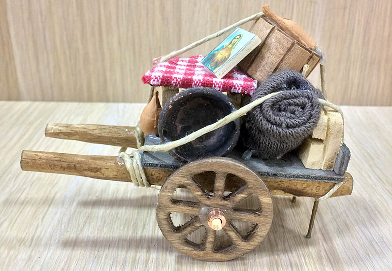 Ditta Montanini SB2 carro presepe sfratto 11,5 cm