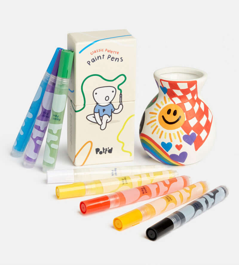 Pott'd pennarelli ceramica Pastel 8 pezzi colori pastello