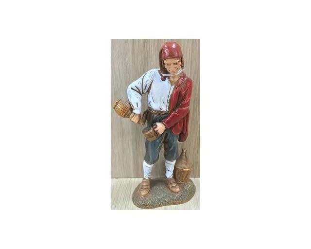 Pastori Landi 1257-02 Oste Napoletano 12 cm Statuina Resina
