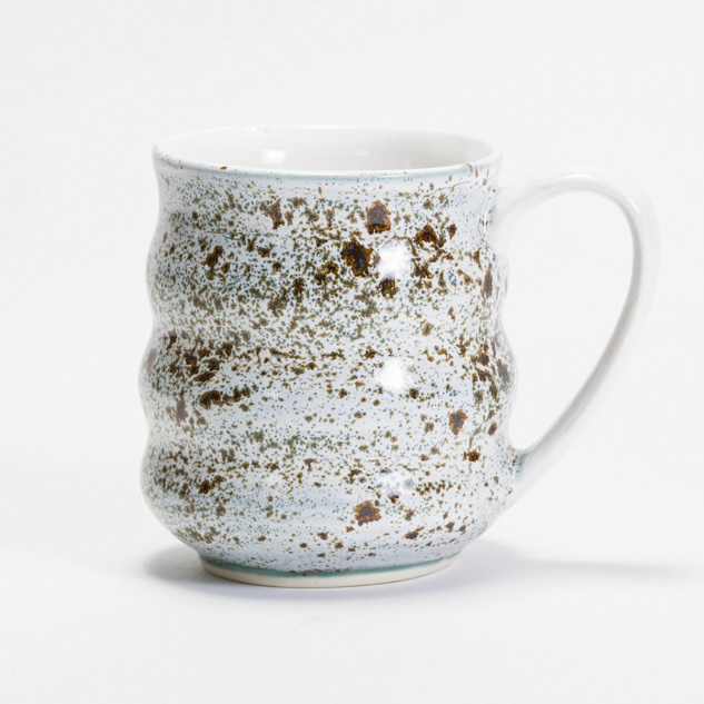 Mayco Stoneware Bisque Wavy Mug tazza bisque gres