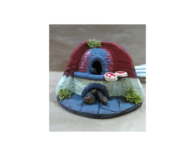 Ditta Montanini Forni in terracotta LFP4 Pizza forno presepe con luce