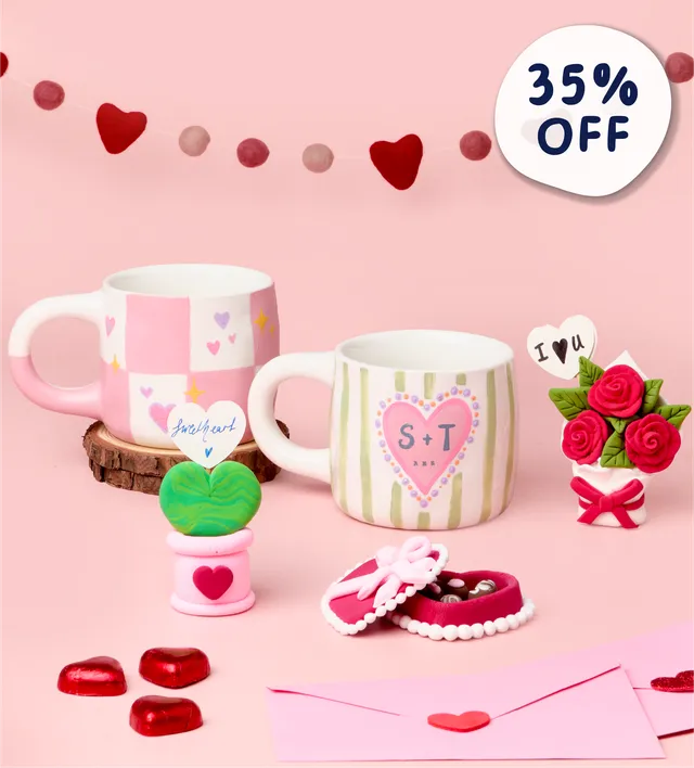 Pott'd Bundles Kit Tazze e Pasta Schiuma San Valentino