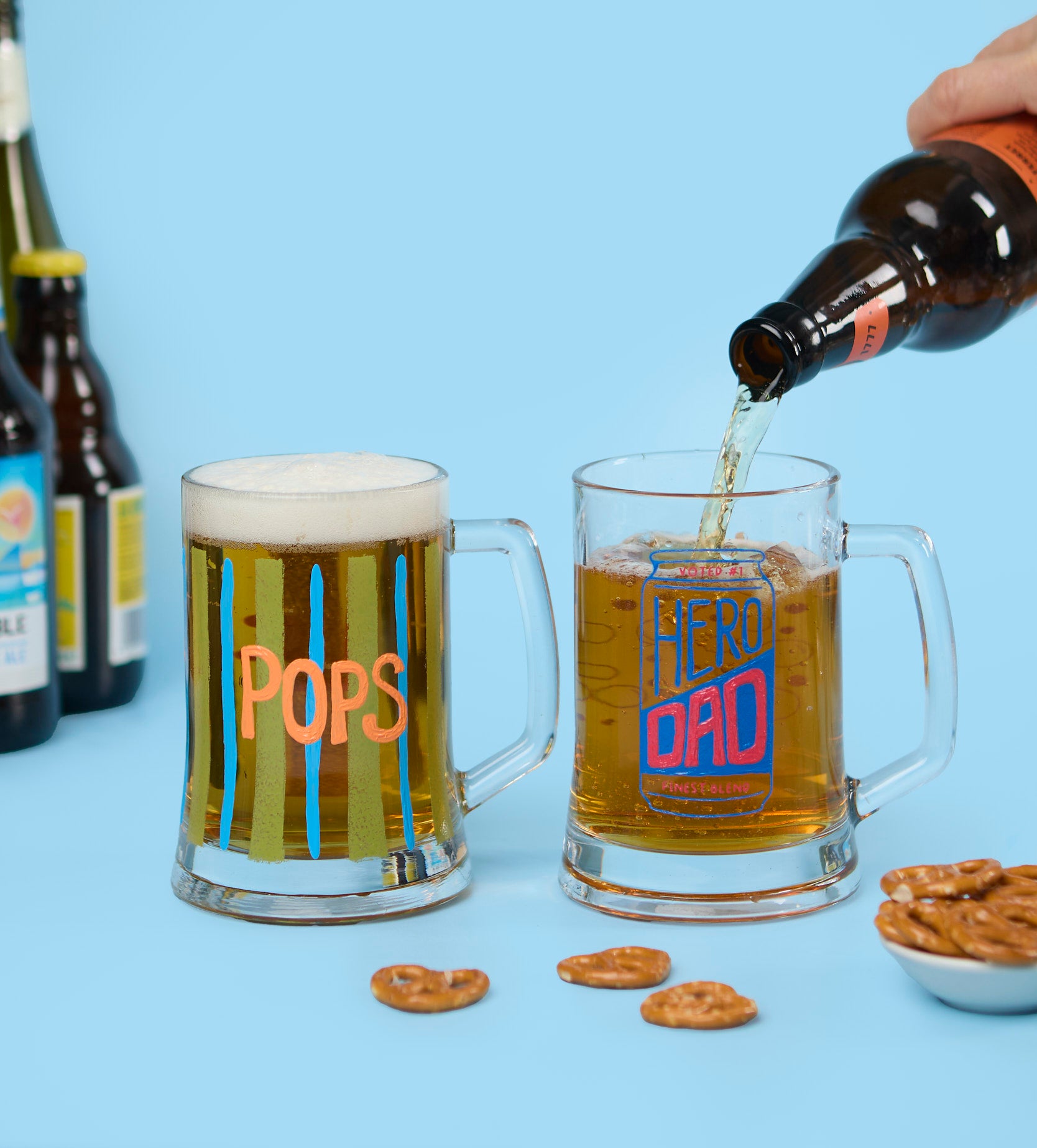 Pott'd Painting Kits Beer Glass x2 kit bicchieri birra