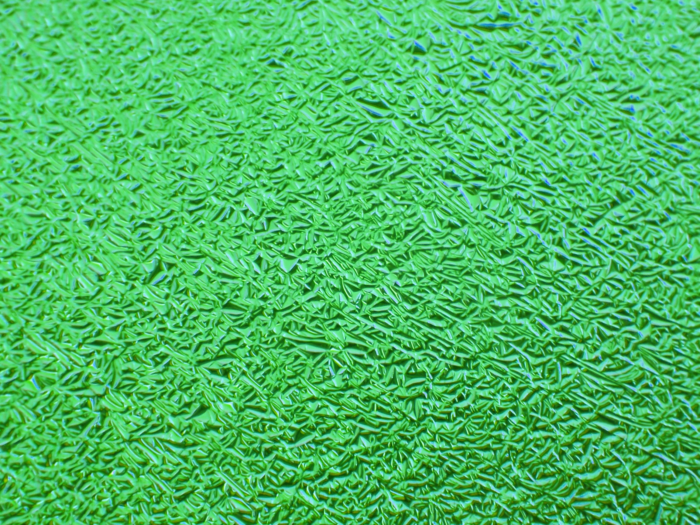 Cbs Crinklized Magenta Green tondo vetro dicroico