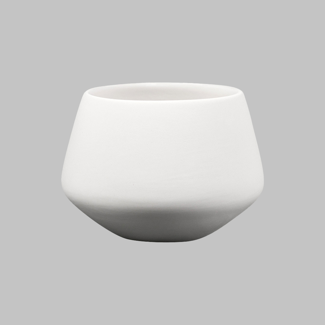 Mayco Earthenware Bisque Flora Vase vaso ceramica grezza