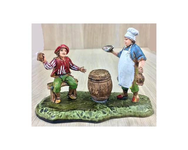 Ditta Montanini Gruppi Landi 0613-01 gruppo presepe miniatura