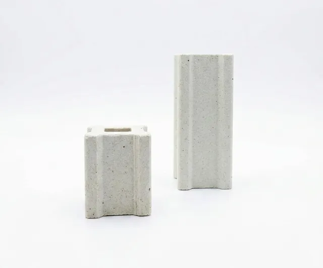 Cerama colonnina refrattaria quadrata 38x38 mm supporto forno