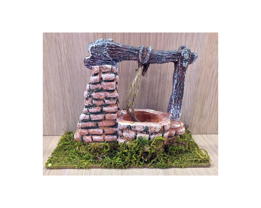 Ditta Montanini Minuterie 86183 pozzo resina presepe 11 cm