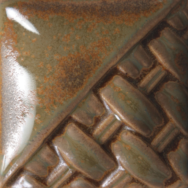 Mayco Stoneware smalto ceramico Olivine texture