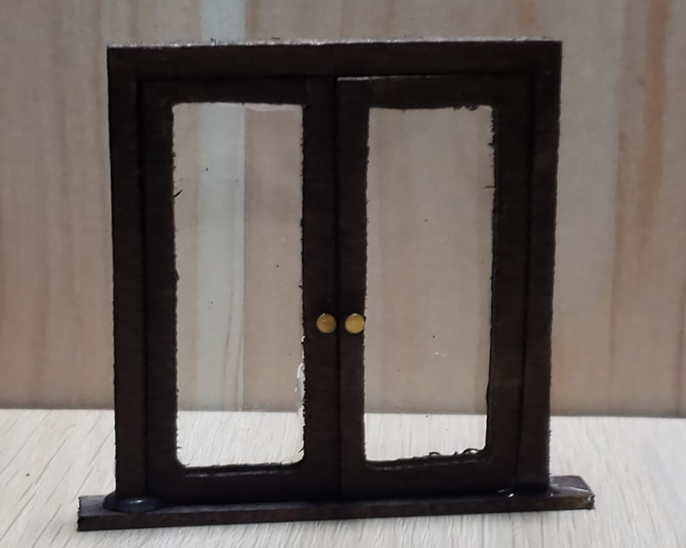 Ditta Montanini Ringhiere FL0 Finestra 6x6 cm per Presepe