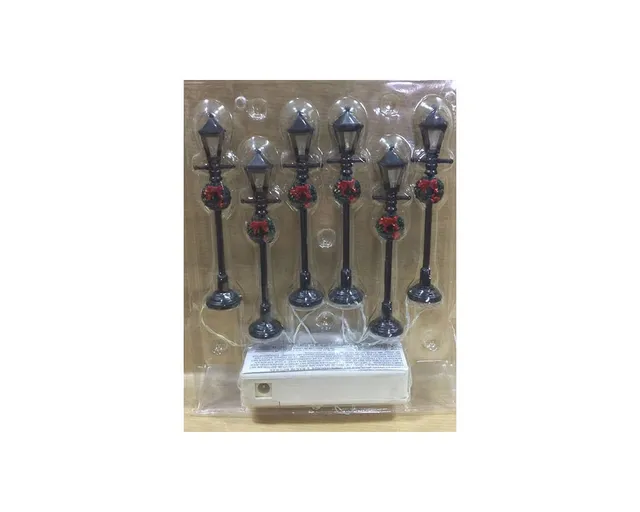 Ditta Montanini Lampioni Kit 6 lampioni a led h 10cm 64499 presepe