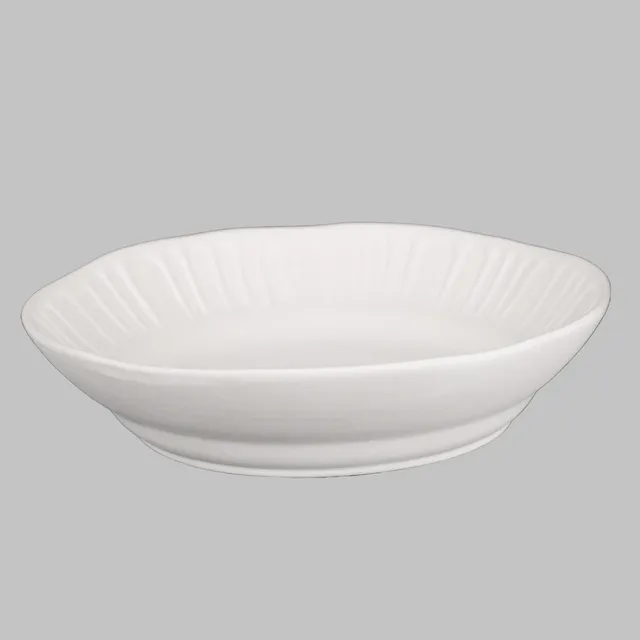 Mayco Stoneware Bisque Fluted Large Bowl ciotola grande