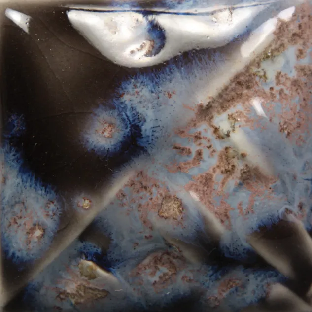 Mayco Stoneware Galaxy smalto ceramico nero con cristalli
