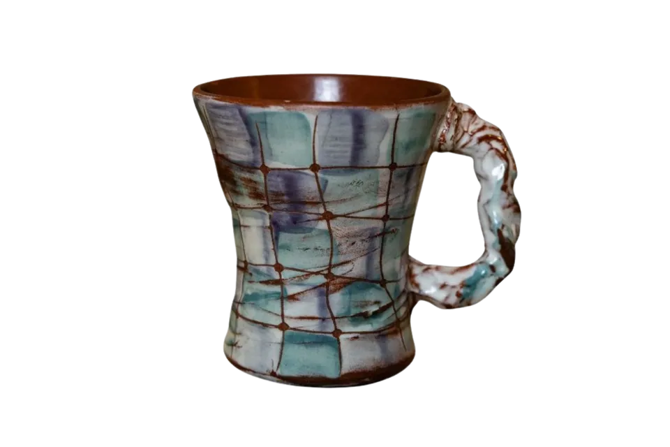 OrientéObjets Alice Mug blu ceramica artigianale
