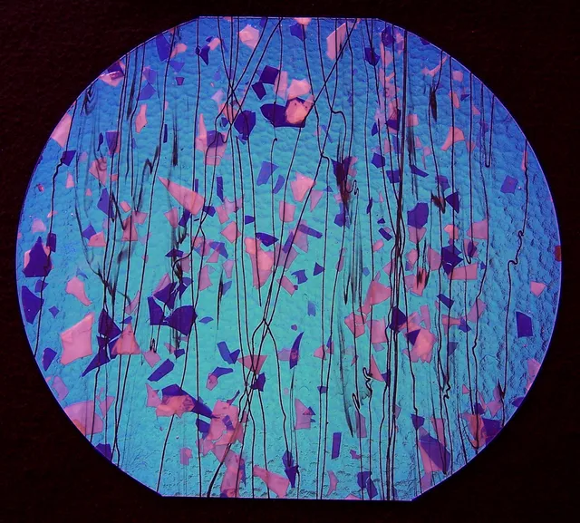 CBS Fracture 4119 Yellow Blue vetro fusione 90 COE