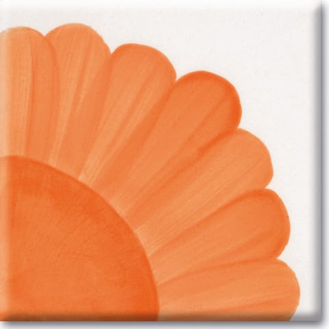 Colorobbia Papaya sottocristallina ceramica arancione vivace