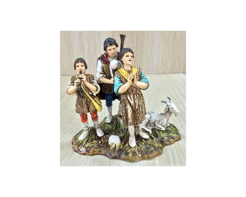 Landi 1038-00 gruppo musicanti presepe resina