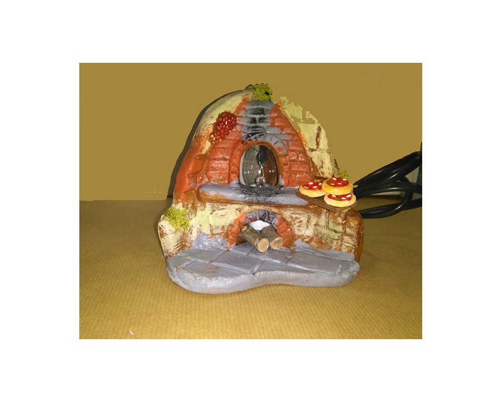 Ditta Montanini LFF10 forno pane terracotta con luce