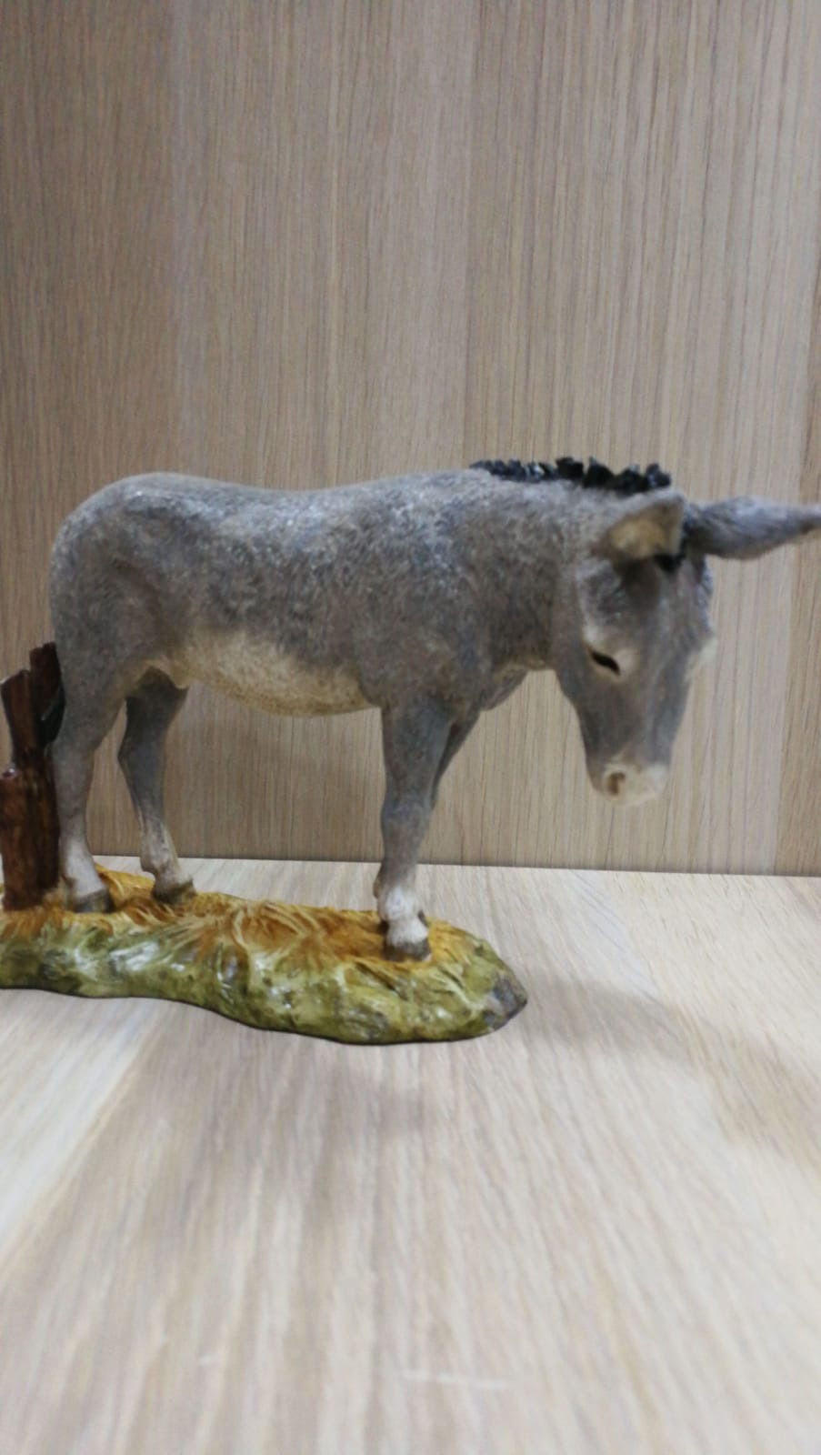 Ditta Montanini Landi 420-1803 asino presepe resina 18 cm