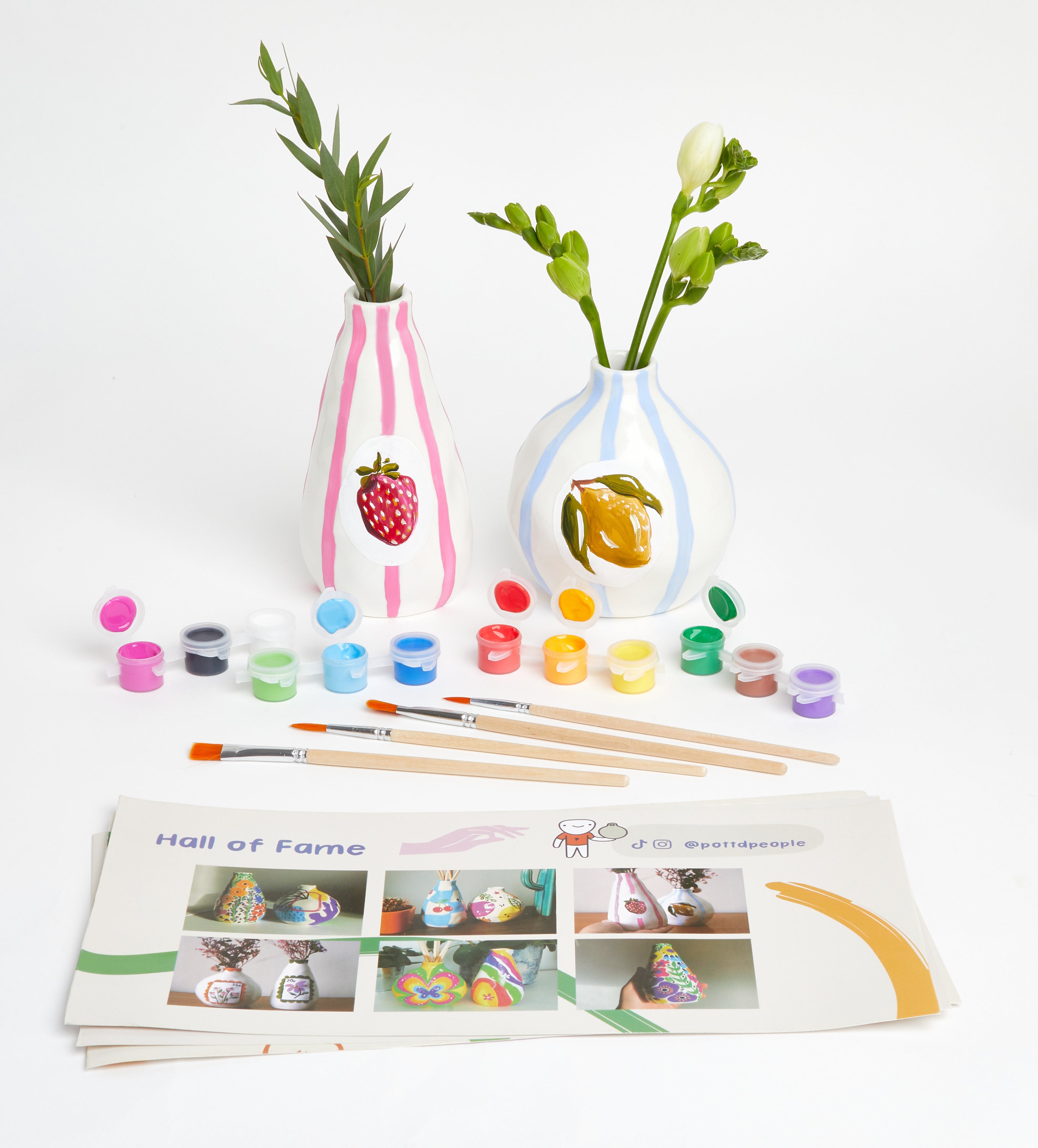 Pott'd Bundles Festa Mamma kit cornice e vaso ceramica