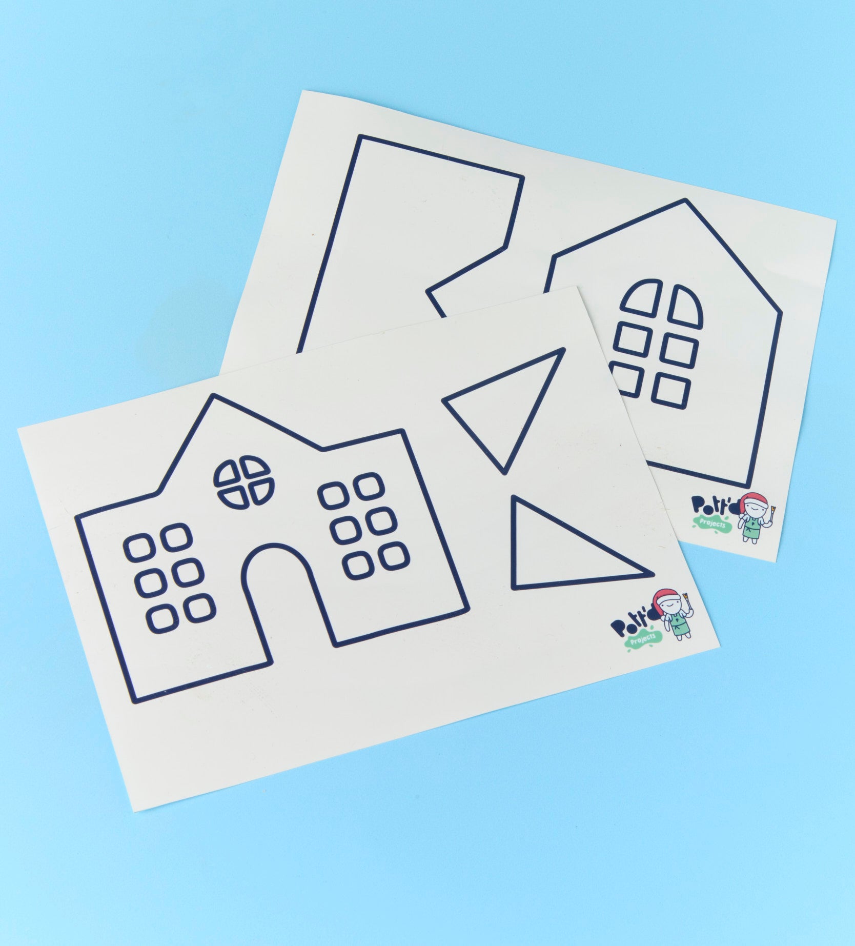 Pott'd Projects Gingerbread Tealight House kit casetta
