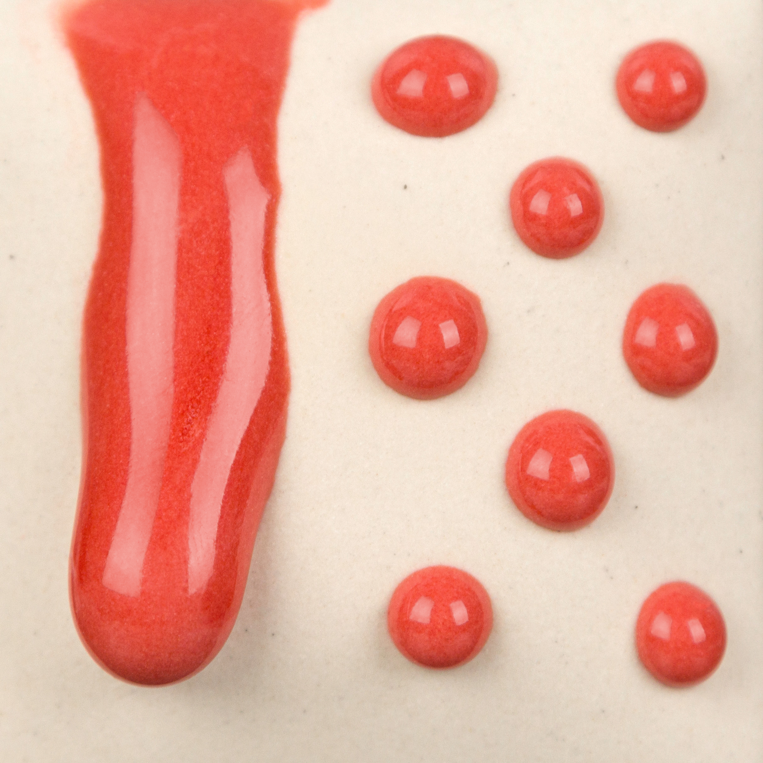 Cerama Red Melt Gloop smalto rosso effetto goccia 3D