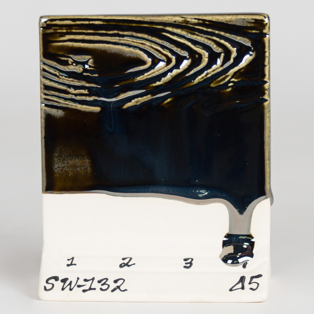 Mayco Foundations Mirror Black smalto ceramica nero coprente