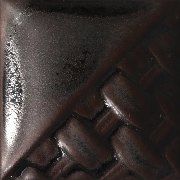 Mayco Stoneware Wrought Iron smalto ceramico nero variegato