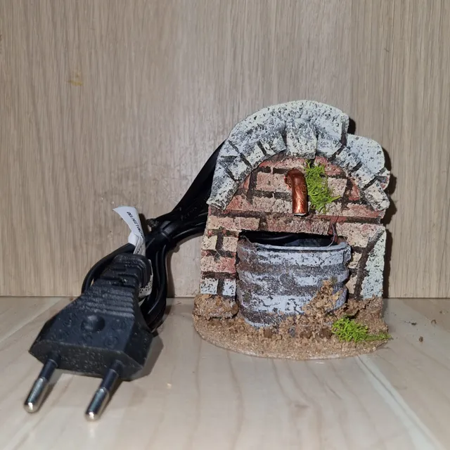 Ditta Montanini Fontane FN5 fontana sughero presepe