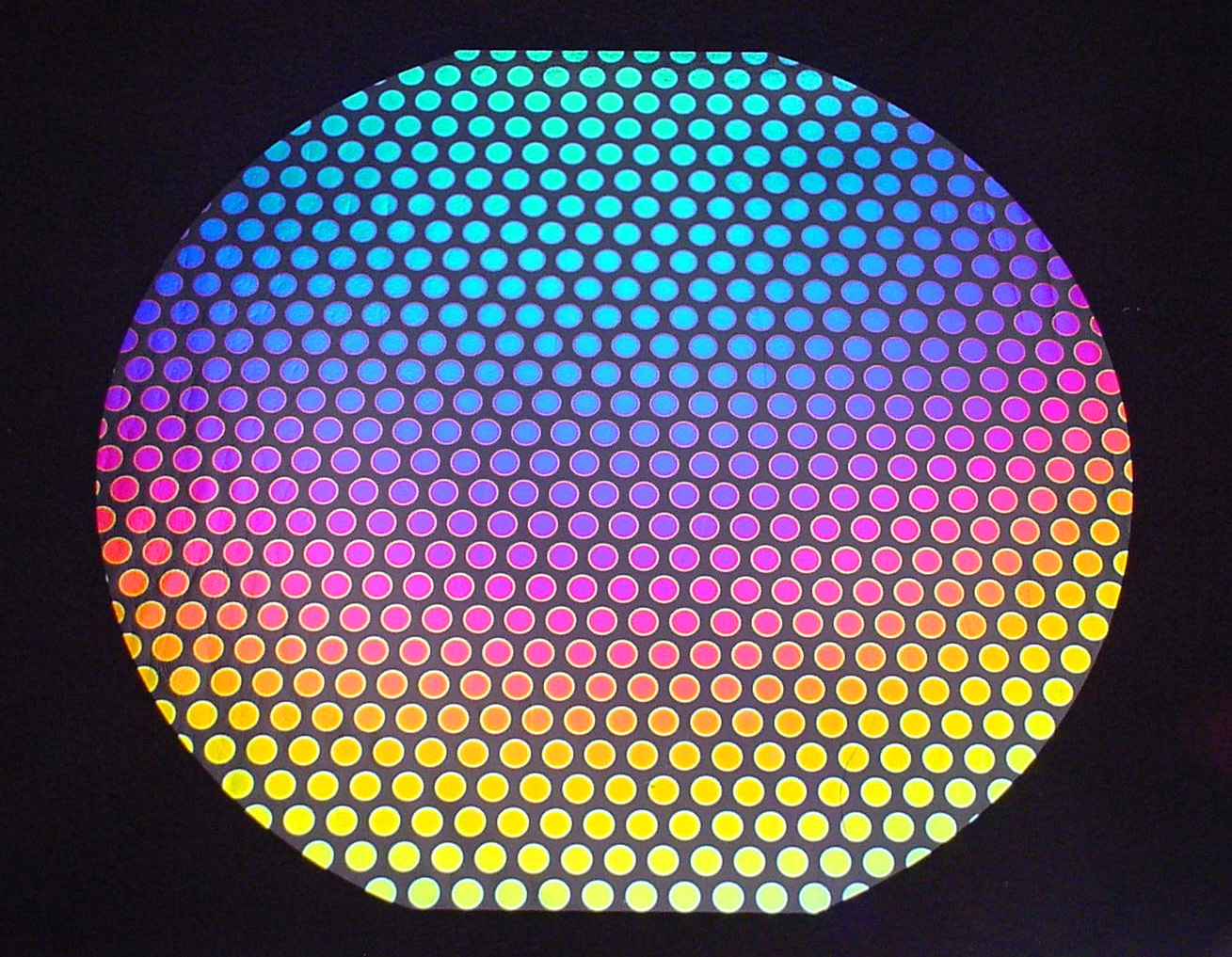 CBS Dichroic Dot Pattern 3 vetro dicroico pois 1/2" fusione