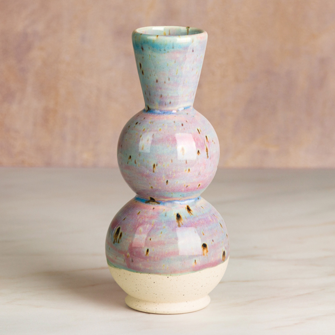 Mayco Stoneware Bisque Curvy Vase vaso ceramica da decorare