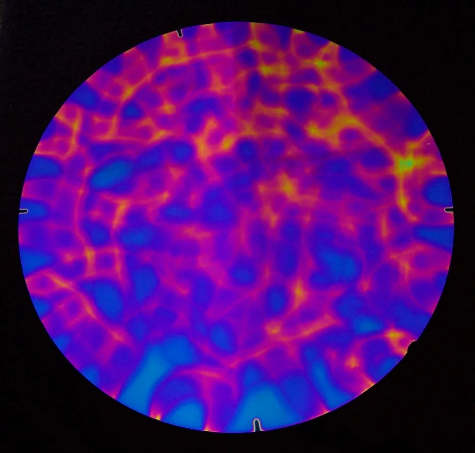 Cbs Dichroic Aurora Borealis vetro Green Magenta Blue