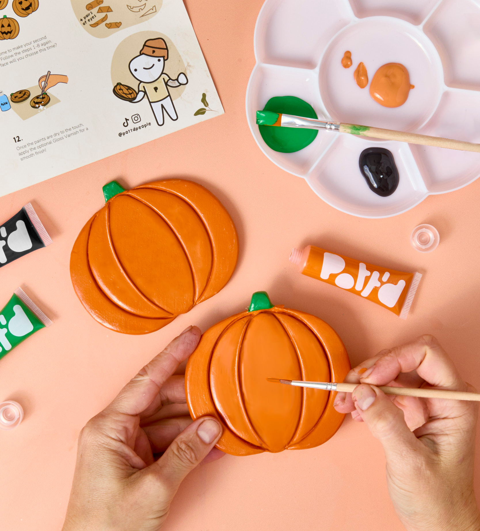 Pott'd Bundles Pumpkin Patch bundle tazza e sottobicchieri zucca