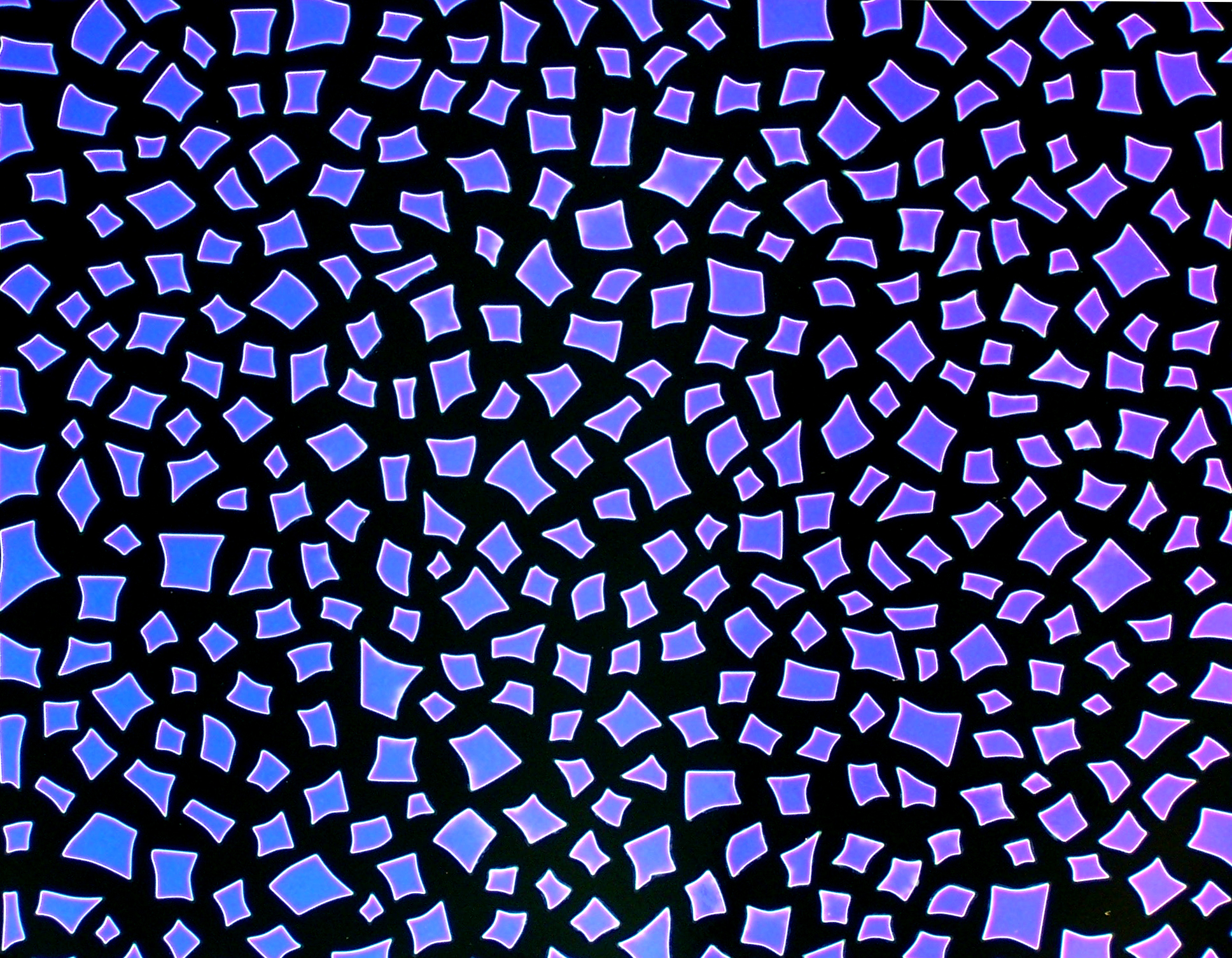 CBS Borderline Confetti vetro dicroico verde magenta blu quarto
