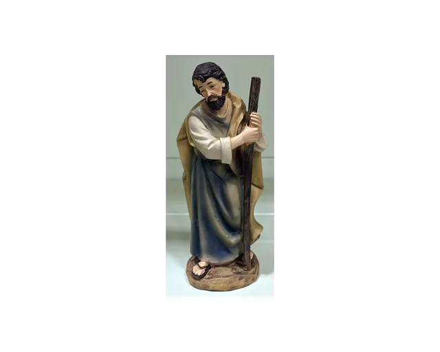Natività 03411 San Giuseppe statuina resina presepe