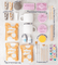 Pott'd Bundles Kit Ceramica Tazza Biscotto e Sottobicchieri